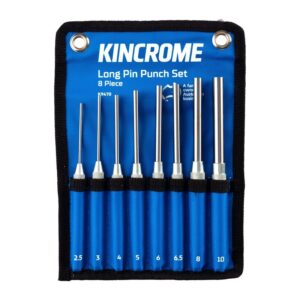 KINCROME 8 Piece Long Pin Punch Set