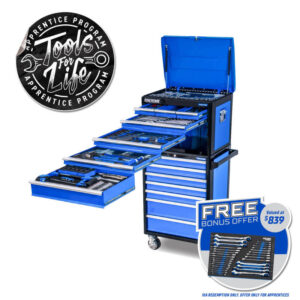 KINCROME Evolution TFL Tool Workshop 306 Piece 14 Drawer Deep With Trolley