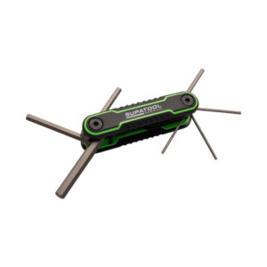 SUPATOOL Folding Hex Key Set 9 Piece Imperial