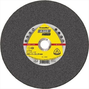 KLINGSPOR Cut Off Wheel (A24N) Supraraised Hub inox Soft Grit230 X 3 X 22mm
