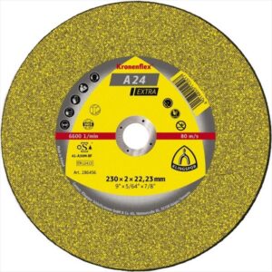 KLINGSPOR Cut Off Wheel (A24) Extraflat Medium Grit 230 X 3 X 22mm