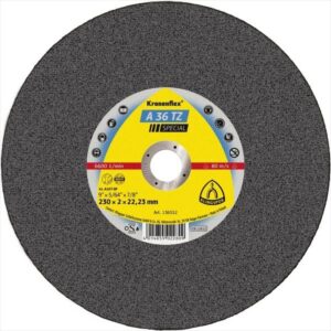 KLINGSPOR Cut Off Wheel (A36Tz) Flat Hard Grit 230 X 2 X 22mm