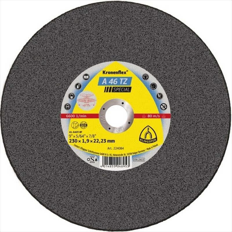 KLINGSPOR Cut Off Wheel (A46TZ) Inox 100 X 1.6 X 16mm