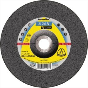 KLINGSPOR Grinding Disc (A24N) Supra 13300RPM Inox Grit Soft 115 X 6 X 22mm