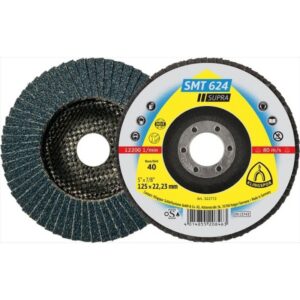 KLINGSPOR Flap Disc (Smt624) Suprazirc12 Gr 80 115 X 22