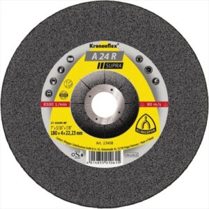 KLINGSPOR Grinding Disc (A24R) Supra 15300RPM Grit Medium 100 X 6 X 16mm