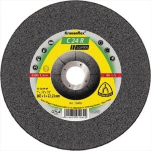 KLINGSPOR Grinding Disc (C24R) Supra 12200RPM Grit Medium 125 X 6 X 22mm