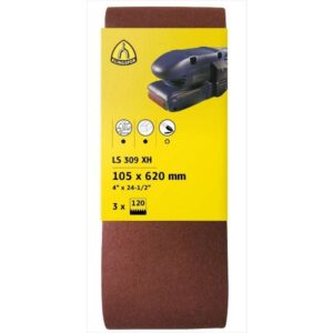 KLINGSPOR Belt Ls309Xh X Cot Alx6 Pk Of 3 18Belts Gr 60 70 X 457