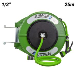 MACNAUGHT - Retracta R3 25m x 1/2” Garden Hose Green Case