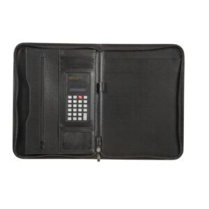 SPIRAX Slimline Zippered Notebook/Compendium A4