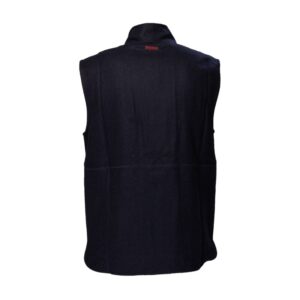PRIME Bwv016 100% Wool Vest With Full Metal Zip Navy-4Xl