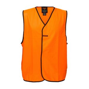 PRIME Hi-Vis Vest With Velcro Closure Orange-Lg