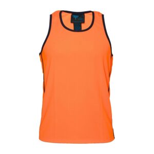 PRIME Hvv2001 Micromesh Hi-Vis Singlet Orange-Md