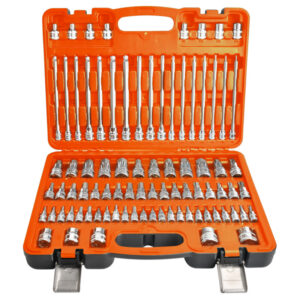 SP TOOLS BIT SET - TECHNICIAN  1/4 - 3/8- 1/2"DR METRIC/SAE  HEX &TORX 84 PIECE
