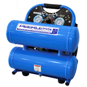 PEERLESS PRODUCTS PO13 Twin Tank Oil Less 175LPM Air Compressor