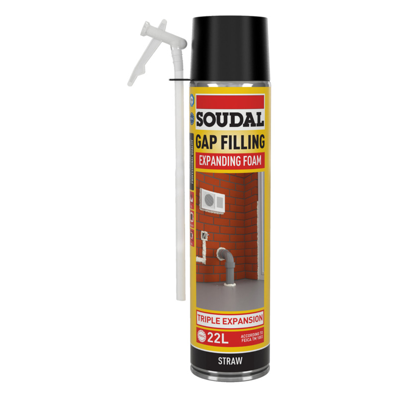 SOUDAL Straw Gap Filling Expanding Foam 500ml - Image 3