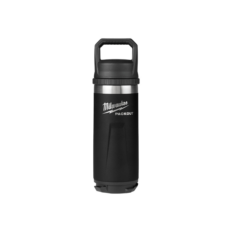 MILWAUKEE PACKOUT™ Bottle 474ml Chug Lid Black - Image 3
