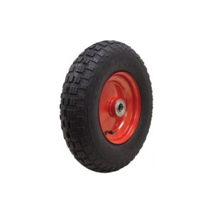 RICHMOND 400mm Steel Centred Pneumatic Wheel | 1" Axle Diameter