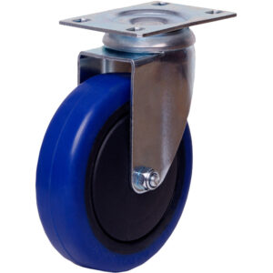 RICHMOND 100mm Reb Rubber Swivel Light Industrial Castor