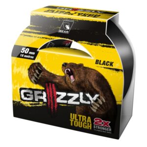 NORTON Nortongrizzly Ultra-Tough Gaffer Tape - 50MM X 18 Mtr - Black
