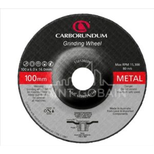 SAINT-GOBAIN ABRASIVES 125X6.0X22.2mm Metal Depressed Centre Grinding 5 Pack