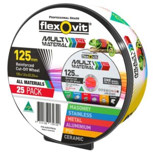 FLEXOVIT 125X1.0X22.2mm C60T Multi Material Cut-Off