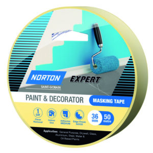 NORTON Paint & Decorator Masking Tape 36mm X 50M