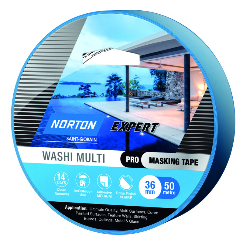 NORTON Washi Multi 14 Day Msk Tp 36mm X 50M Nor