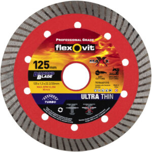 FLEXOVIT Ultra-Thin Turbo 125 X 1.2 X 22mm Flexovit