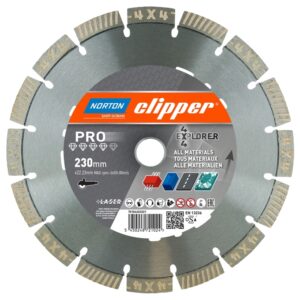 Norton 230 x 22.23mm Pro 4X4 Explorer Segmented Diamond Blade