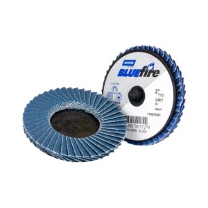 NORTON Tr (Type 3) 51mm Z40 Bluefire Speed-Lok Mini-Flap Discs R860