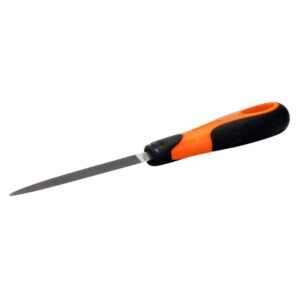 BAHCO 6" 3 Square File With Handle,Cut 1