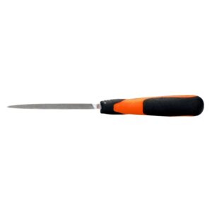 BAHCO 6" 1/2 Round File With Handle,Cut 2