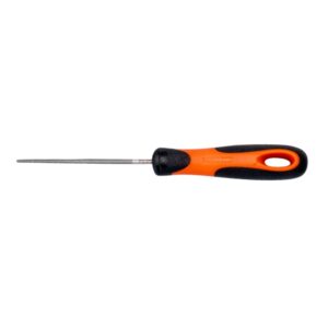 BAHCO 10" Round File With Handle,Cut 1