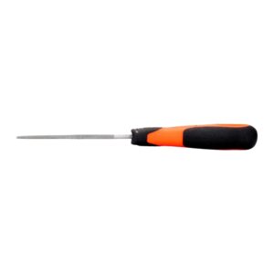 BAHCO 10" Round File With Handle,Cut 2