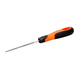 BAHCO 12" Round File With Handle,Cut 2