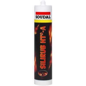 SOUDAL Silirub Ht-A Acetic Cure - Black (Up To 285C)