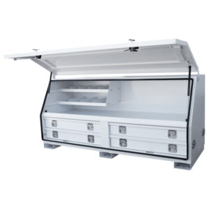 SP TOOLS Heavy Duty 4 Drawer Truck Box - White 1350mm