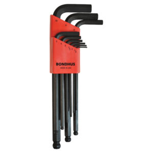 BONDHUS 9pc Metric Ball End Hex Key Set