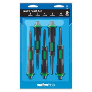 SUTTON Centre Punch M707 Soft Grip 5 Pce Set (2, 3, 4, 5, 6Mm)