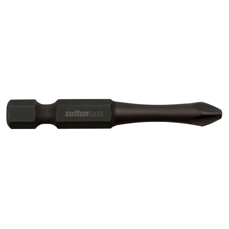 SUTTON Screwdriver Bit Impact S106 #2 X25 Phillips Torsion Insert Carded