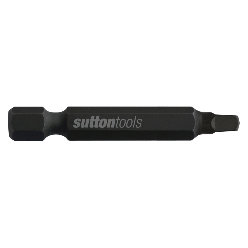 SUTTON Screwdriver Bit Impact S118 #2 X150 Square Recess Power Carded