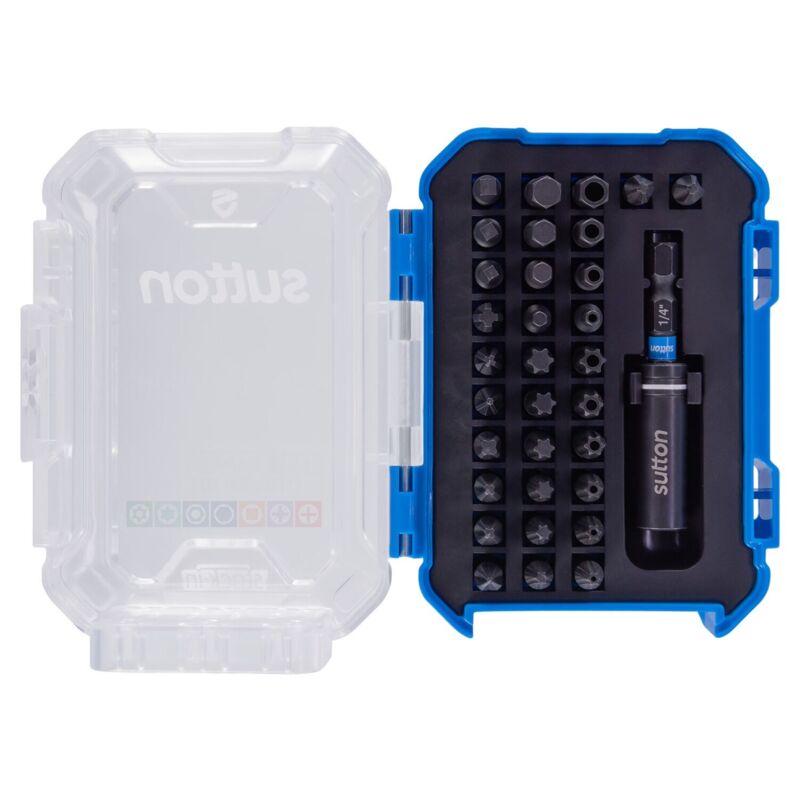 SUTTON 33pc Stack-In Insert/Power Screwdriver Bit Set