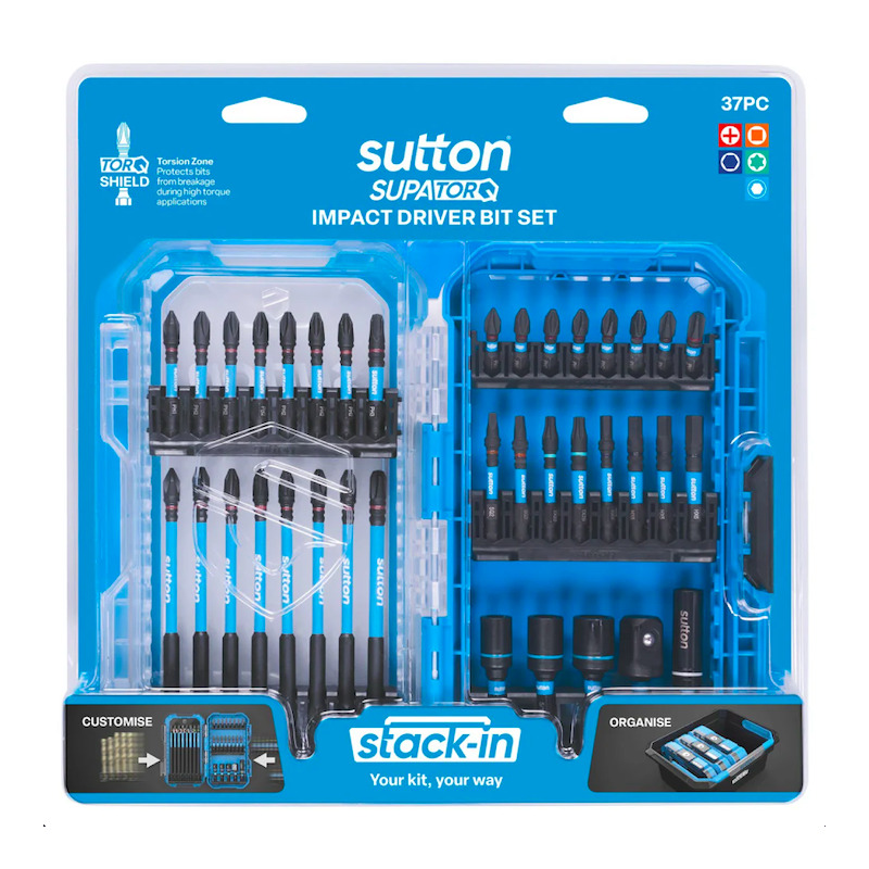 SUTTON 37pc Stack-In Insert/Power Screwdriver Bit Set