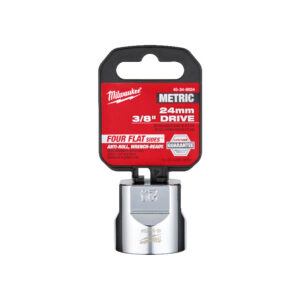 MILWAUKEE 3/8" Drive Socket Metric Standard 24mm