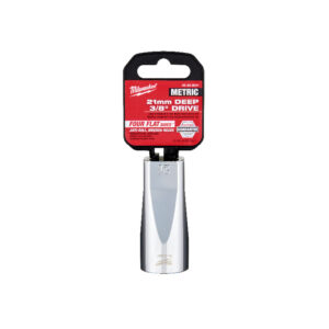 MILWAUKEE 3/8" Drive Socket Metric Deep 21mm
