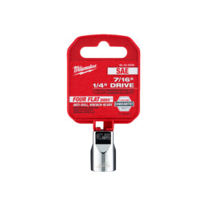 MILWAUKEE 1/4" Drive Socket SAE Standard 7/16"