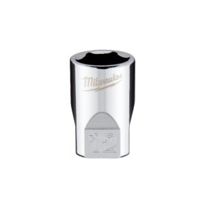 MILWAUKEE 1/4" Drive Socket Metric Standard 12mm