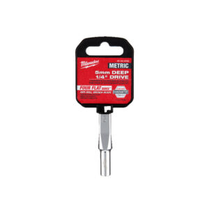 MILWAUKEE 1/4" Drive Socket Metric Deep 5mm