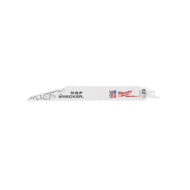 MILWAUKEE SAWZALL™ The WRECKER™ Demolition 230mm 9" 7/11TPI Blade 5 Pack